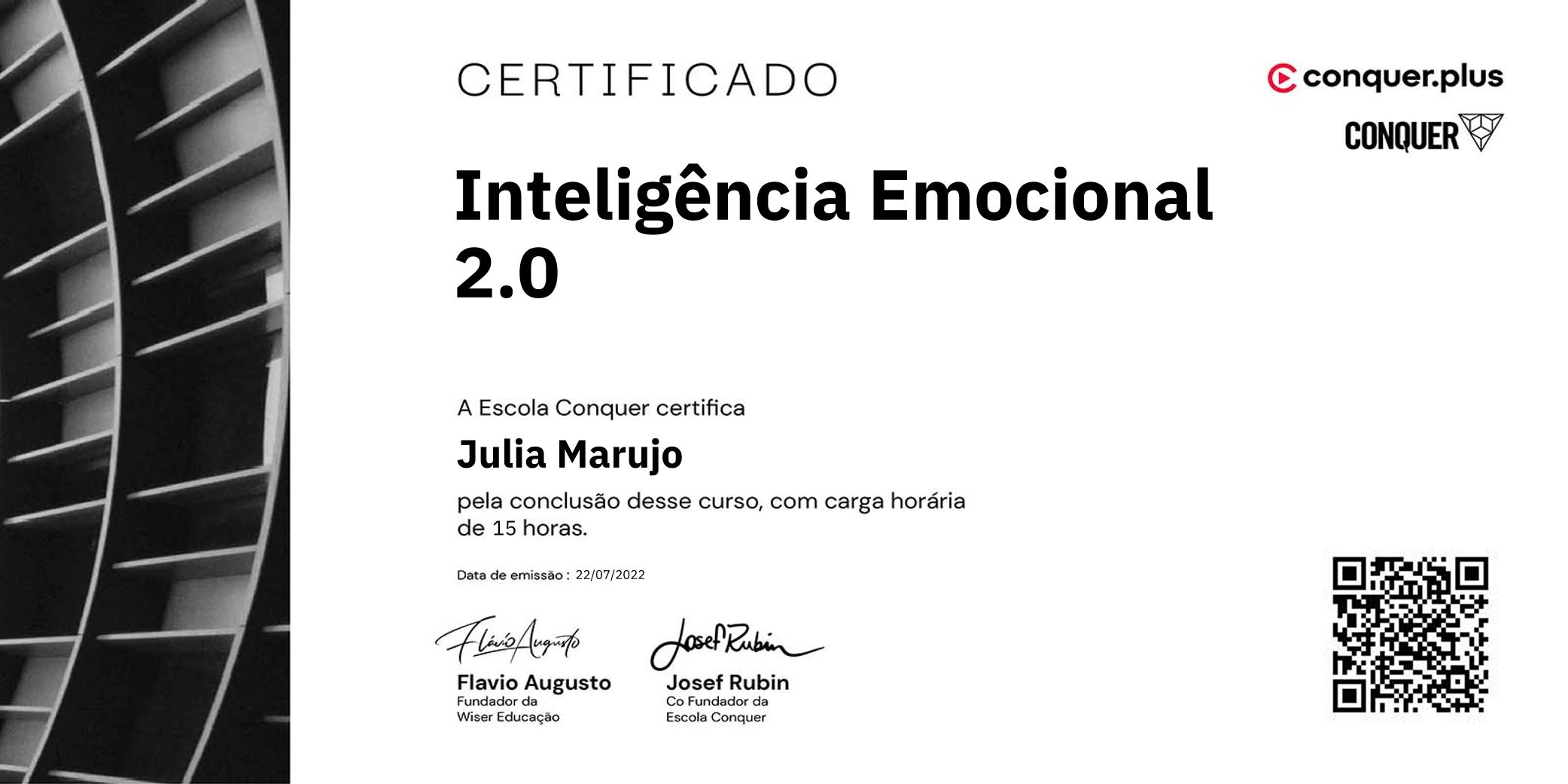 Certificado de Inteligência Emocional 2.0